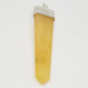 Yellow Aventurine 7 Chakra Pencil Pendant