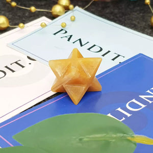 Yellow Aventurine Merkaba Star