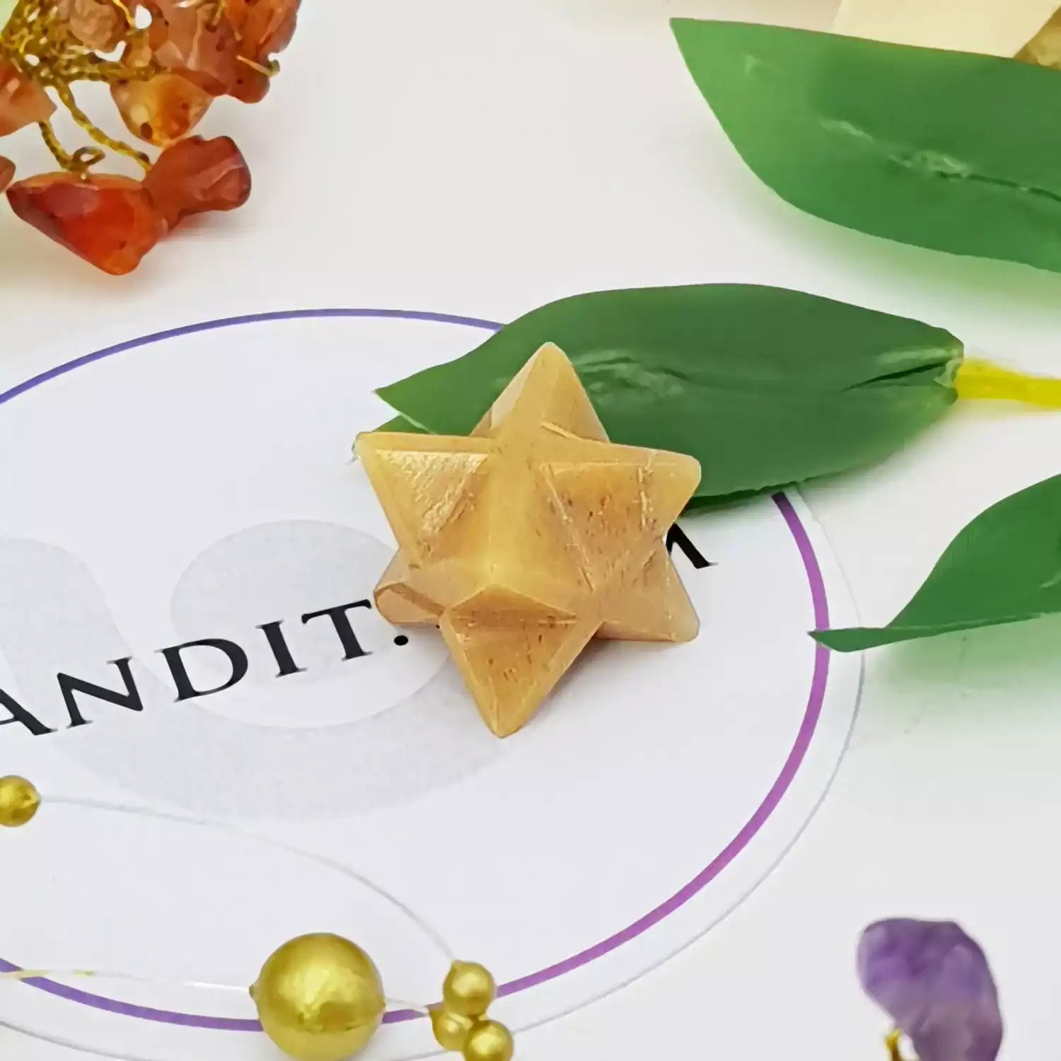 Yellow Aventurine Merkaba Star