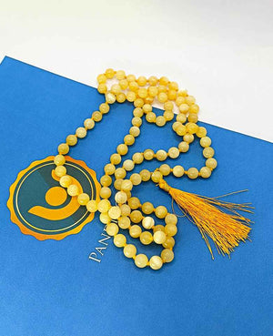 Yellow Calcite Mala
