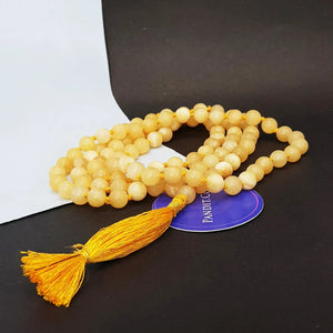 Yellow Calcite Mala