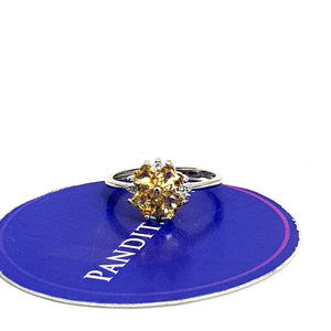 Yellow Citrine Adjustable Ring