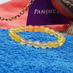 Yellow Citrine Bracelet