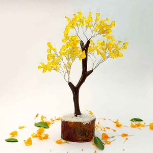 Yellow Citrine Gemstone Tree