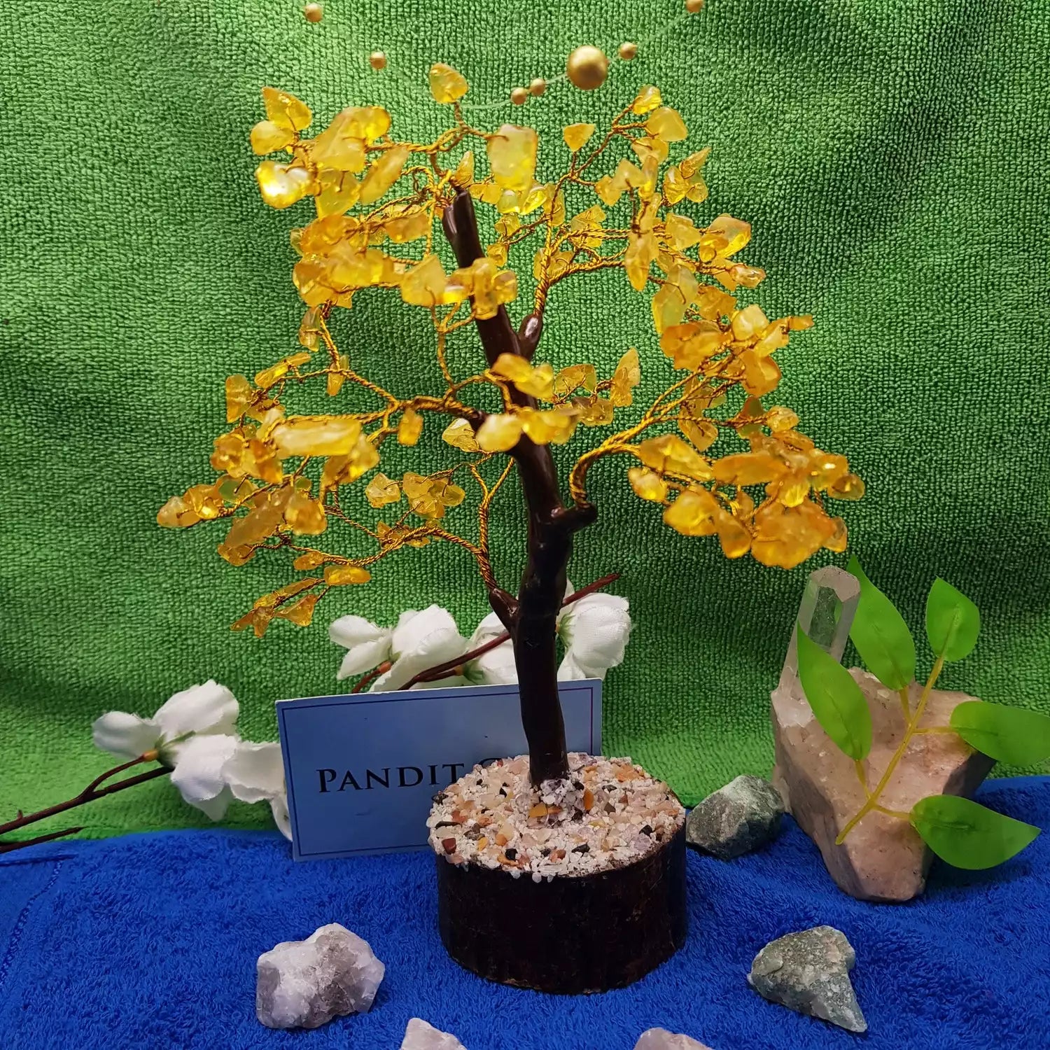 Yellow Citrine Gemstone Tree