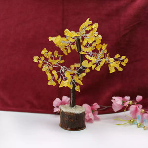 Yellow Citrine Gemstone Tree