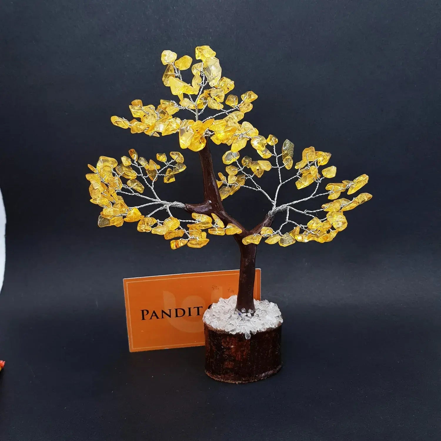 Yellow Citrine Gemstone Tree