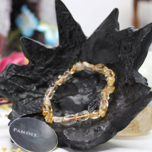 Yellow Citrine Tumble Bracelet