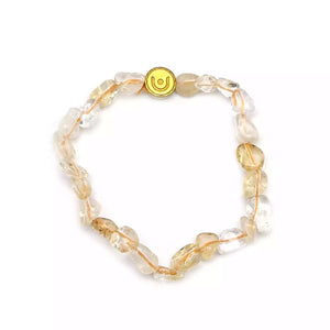 Yellow Citrine Tumble Bracelet