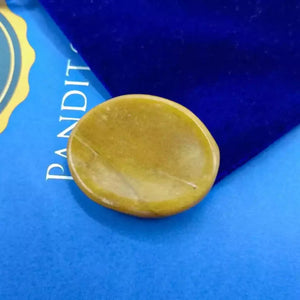 Yellow Jasper Worry Stone
