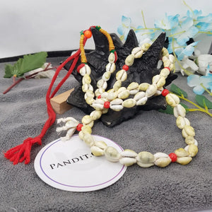 Yellow Laxmi Kaudi Mala Two Layer Medium