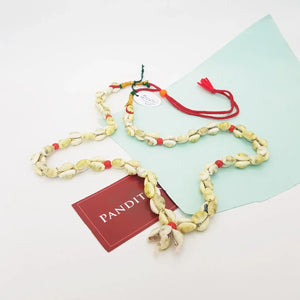 Yellow Laxmi Kaudi Mala Two Layer Medium