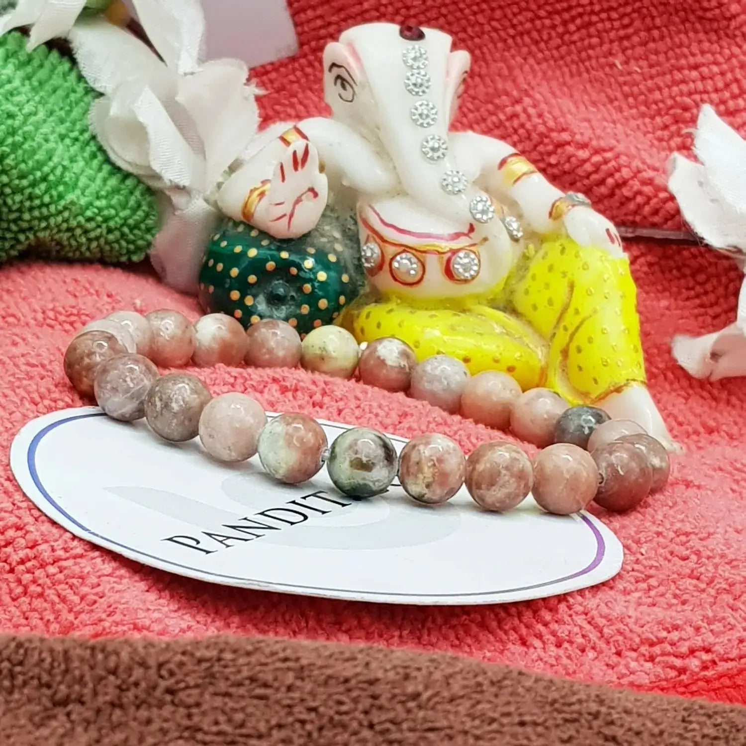 Yellow Rhodonite Bracelet