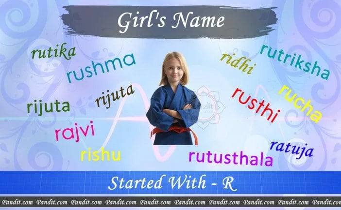 Indian Girl Names Starting With R