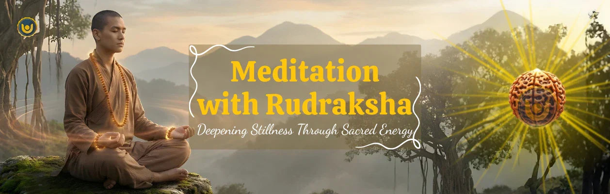 Meditation with Rudraksha: Deepening Stillness Through Sacred Energy