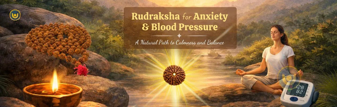 Rudraksha for Anxiety & Blood Pressure: A Natural Path to Calmness and Balance