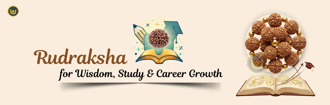 Rudraksha for Wisdom, Study & Career Growth: How Sacred Beads Boost Focus, Intelligence & Success