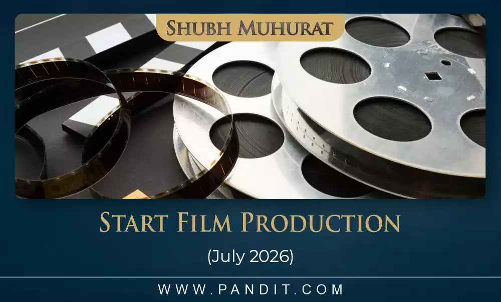 Shubh Muhurat For Start Film Production July 2026