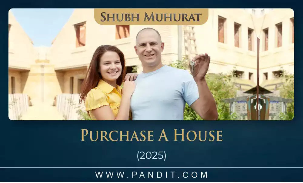 Shubh Muhurat To Purchase A House 2025