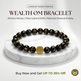Black Onyx Om Mani Padme Hum Bracelet — main product view