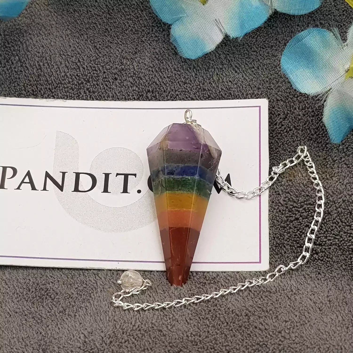 7 Chakra Dowsing Pendulum - For Energy Healing - Pandit.com 7 Chakra Dowsing Pendulum - For Energy Healing - Pandit.com