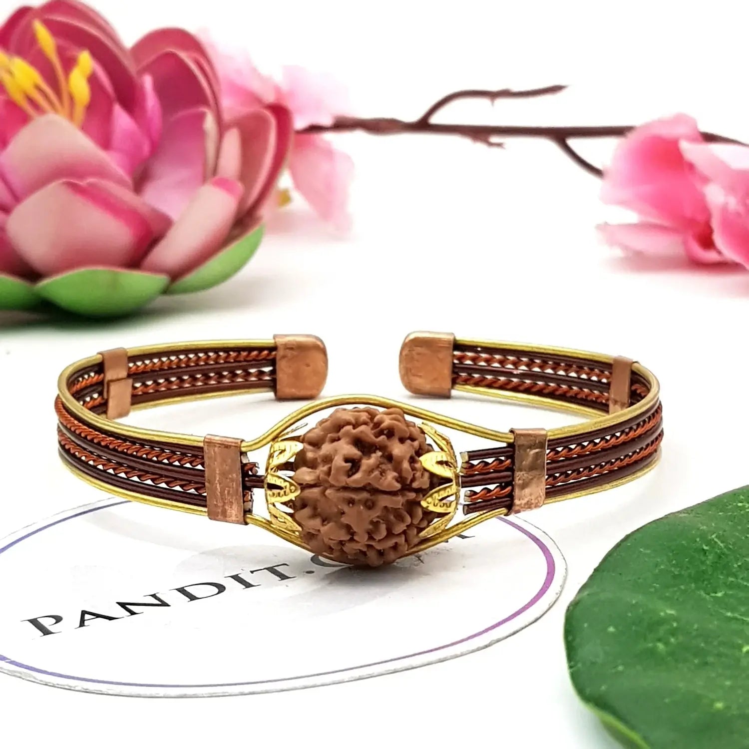 7 Mukhi Rudraksha Copper Bracelet