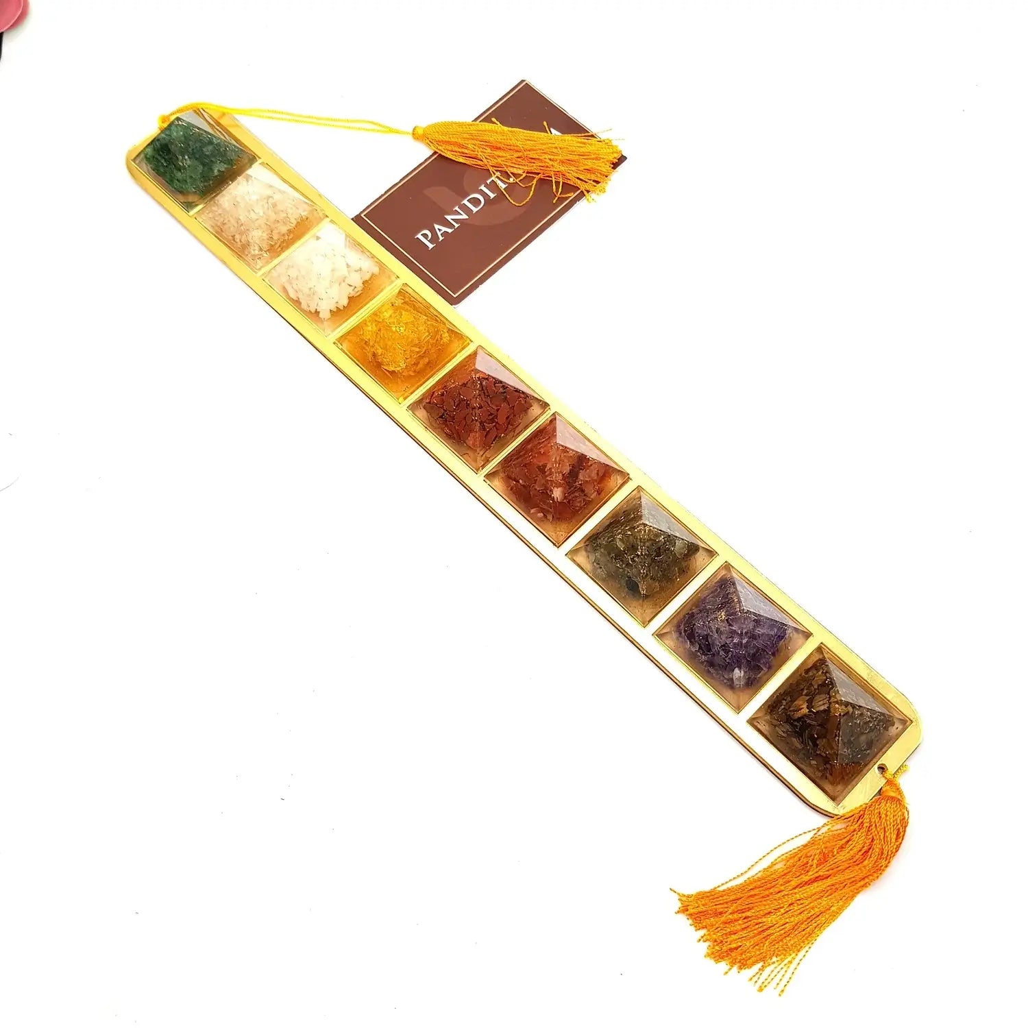 9 Stone Pyramid Energy Strip