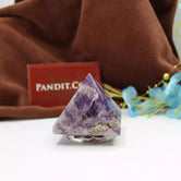 Amethyst Crystal Pyramid — full pyramid view with all faces visible