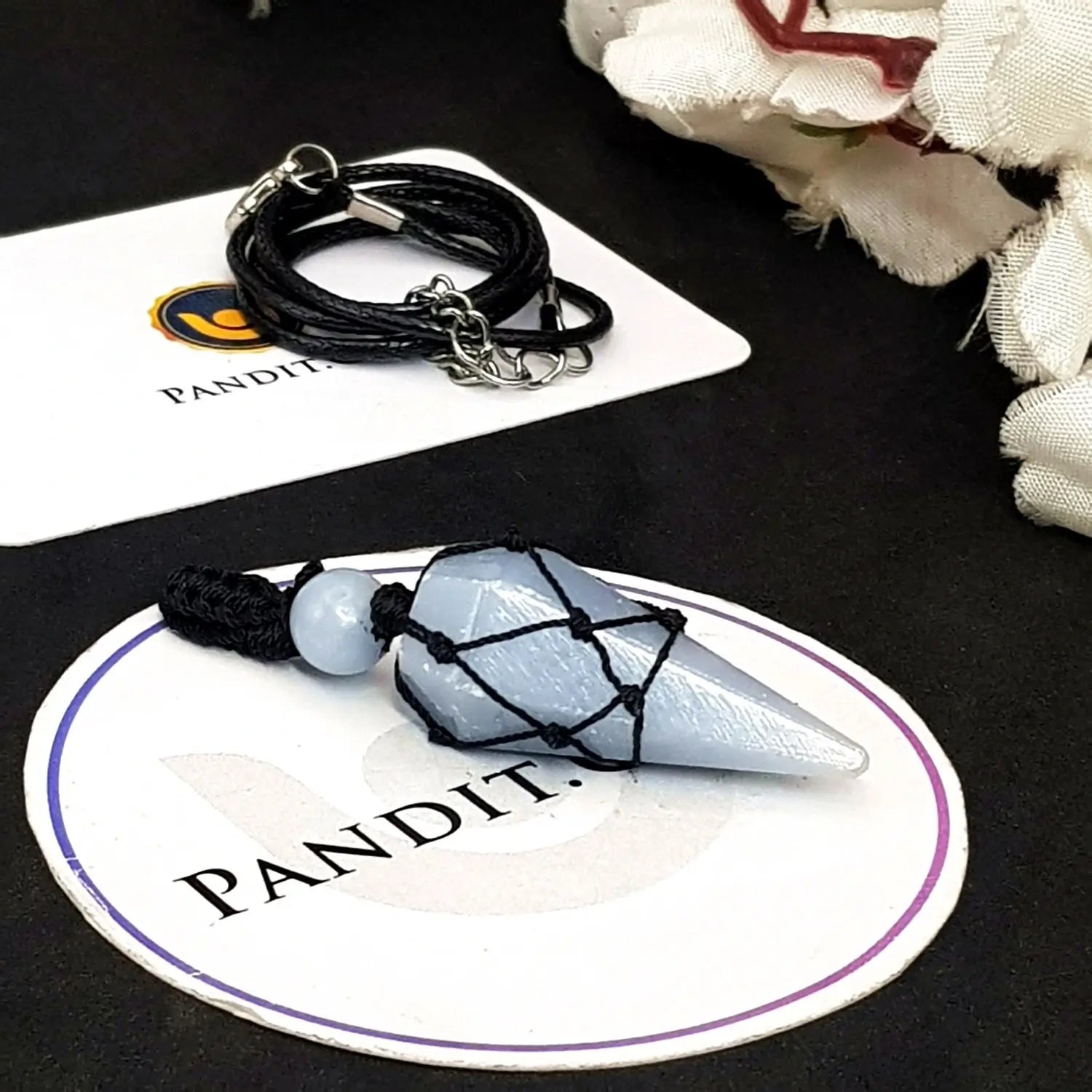 Angelite Dowsing Pendulum