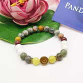 Anxiety Relief Bracelet — front view of bracelet showing beads and stringing