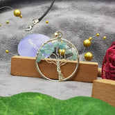Apatite Tree of Life Pendant — main pendant view