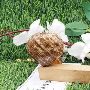 Aragonite Healing Crystal Heart Stone