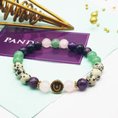 Artistic Talents Bracelet — front view of bracelet showing beads and stringing