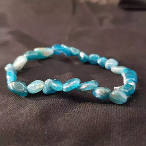 Blue Apatite Tumble Bracelet