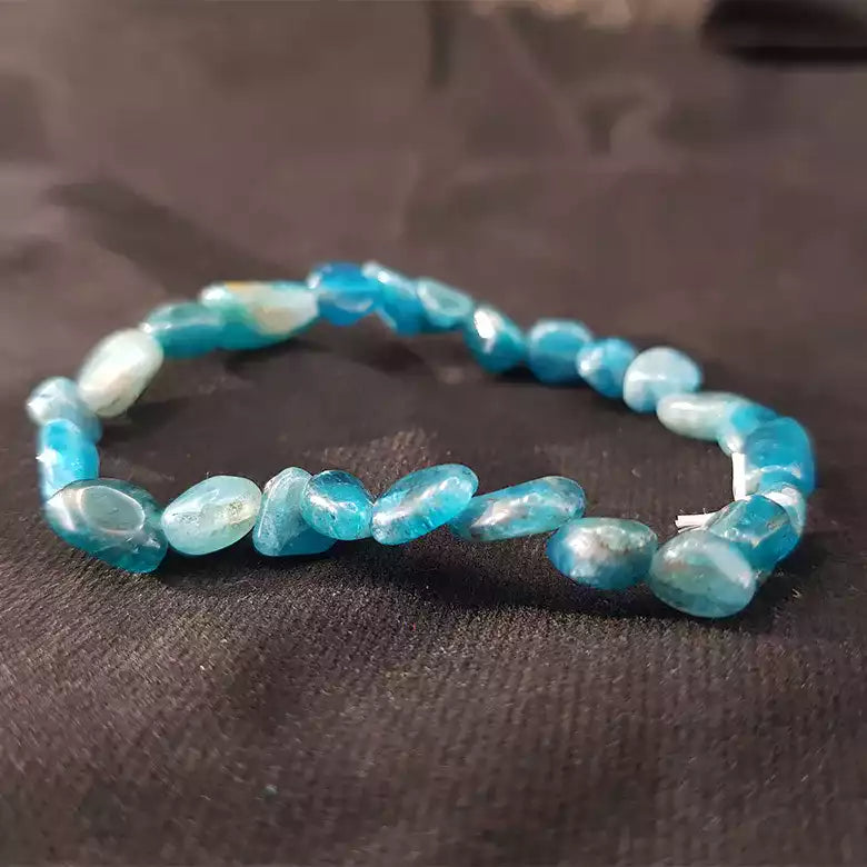 Blue Apatite Tumble Bracelet