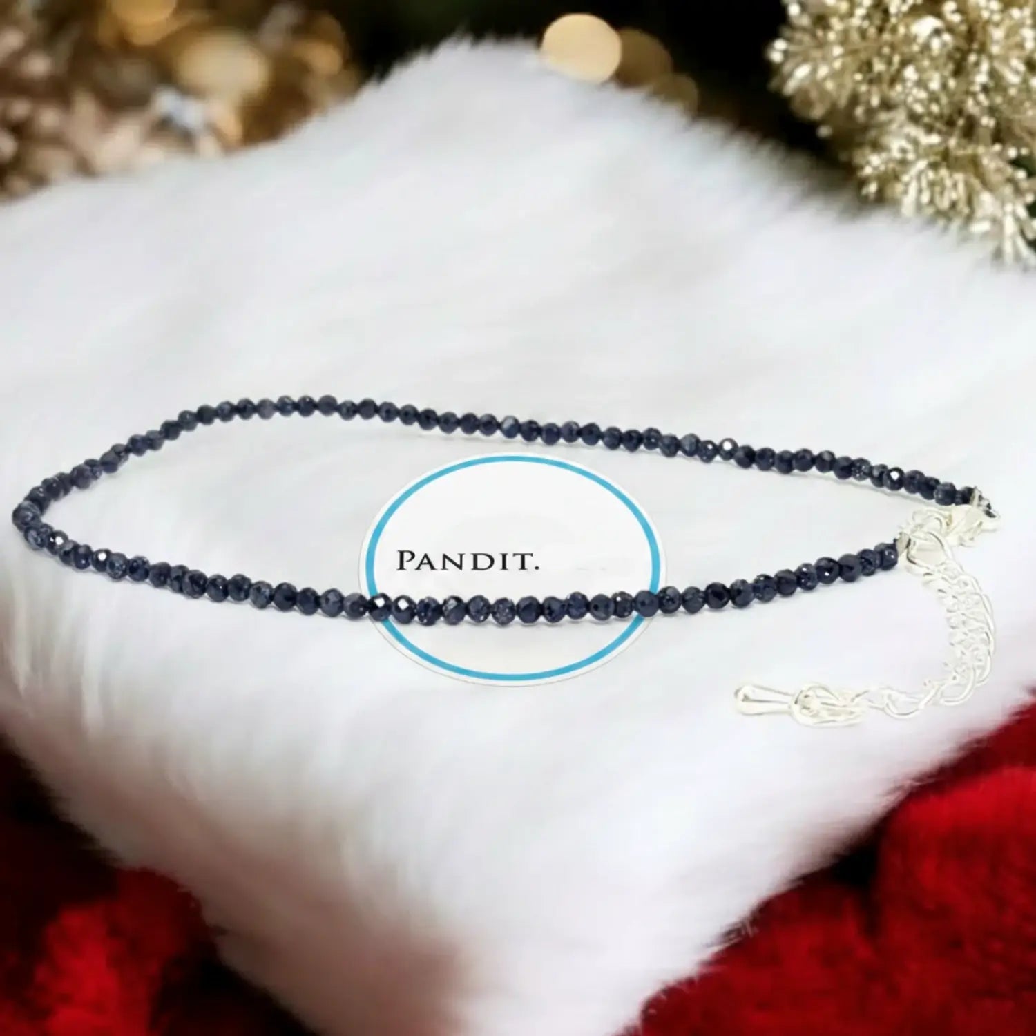 Blue Sunstone Anklet