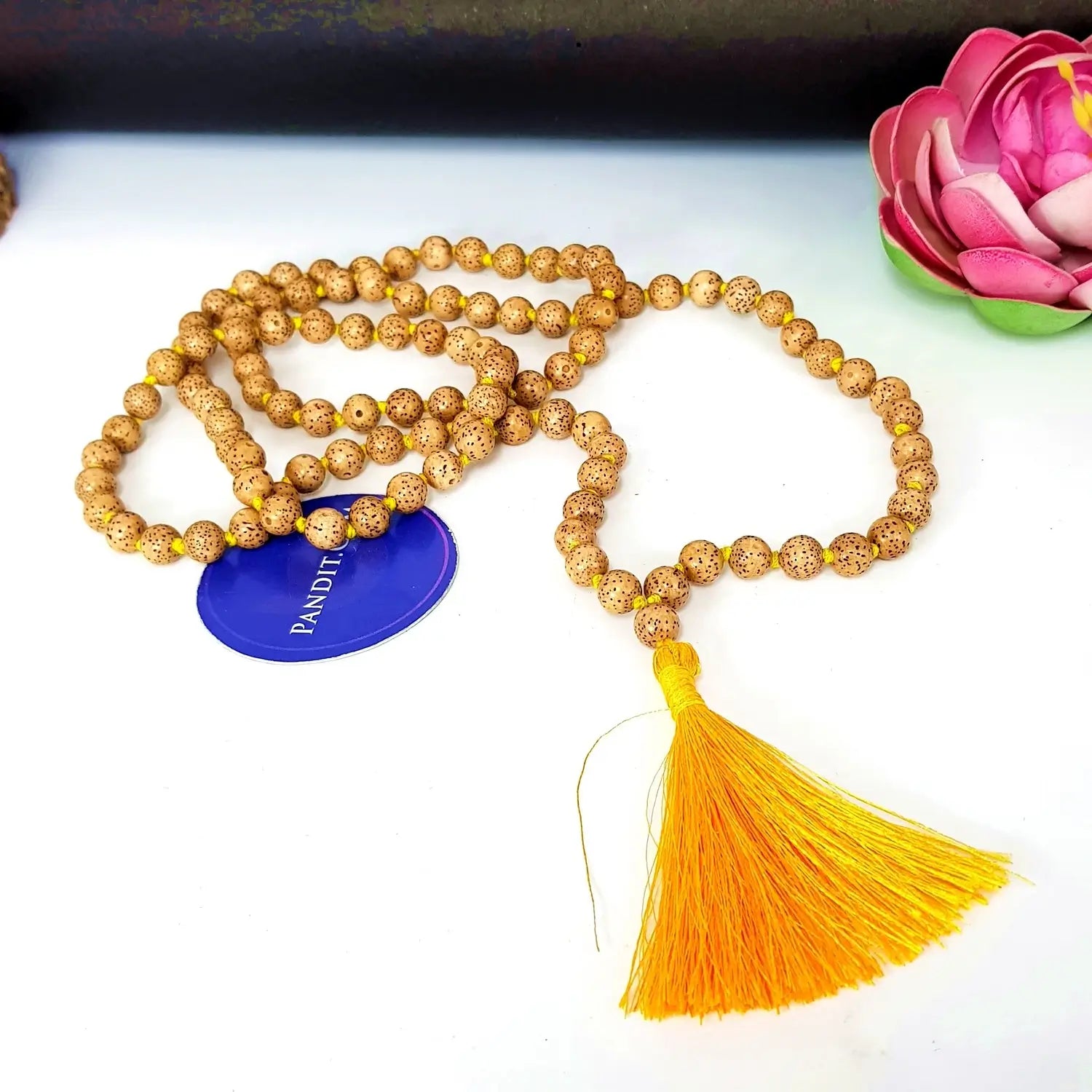 Bodhi Seed Raktu Beads Bodhgaya With Knot Nepali Mala