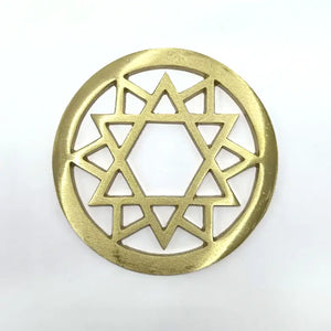 Brass Round Star For North-east Direction