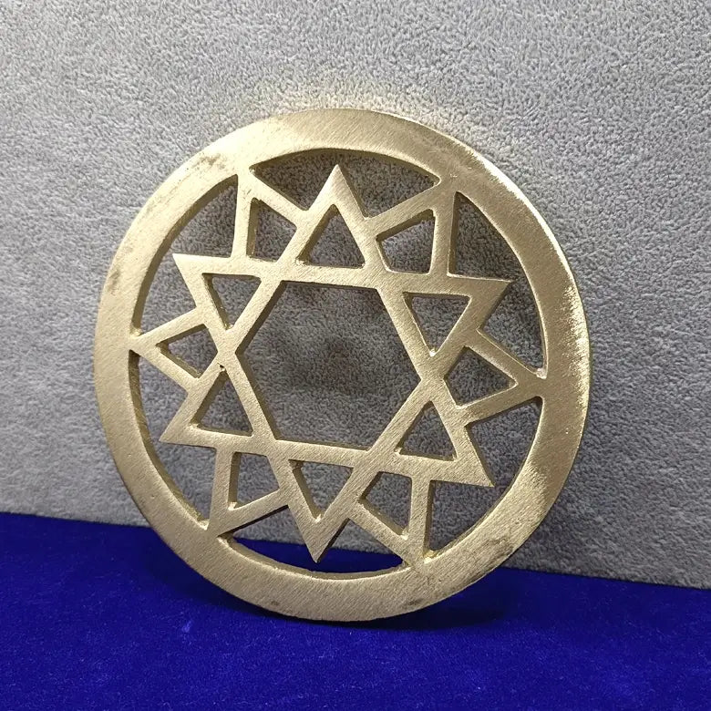Brass Round Star For North-east Direction