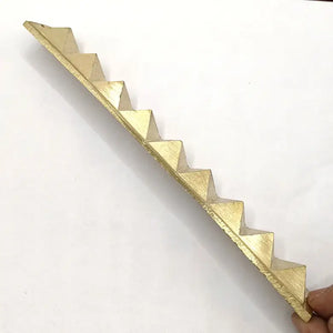 Brass Strip 9 Pyramid Divider