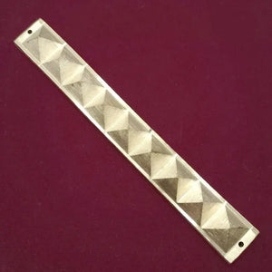 Brass Strip 9 Pyramid Divider