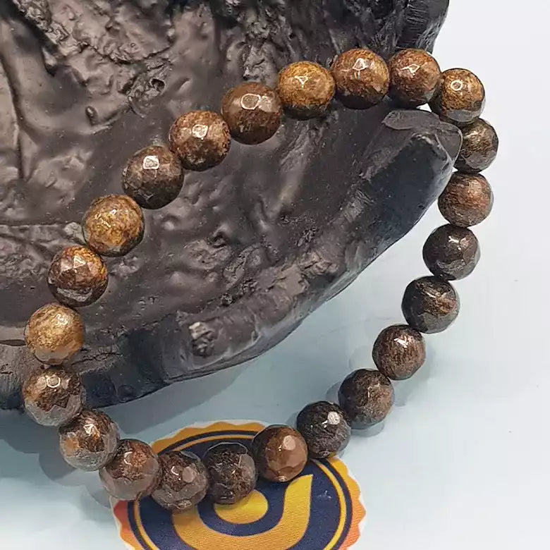 Bronzite Diamond Cut Bracelet