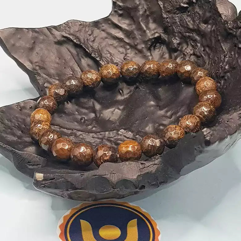 Bronzite Diamond Cut Bracelet