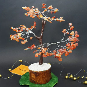 Carnelian Gemstone Tree
