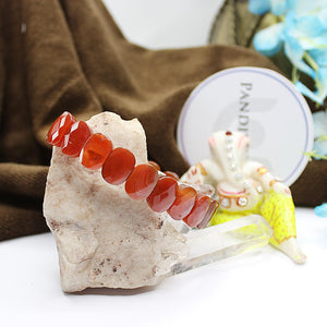 Carnelian Oval Faceted Bracelet