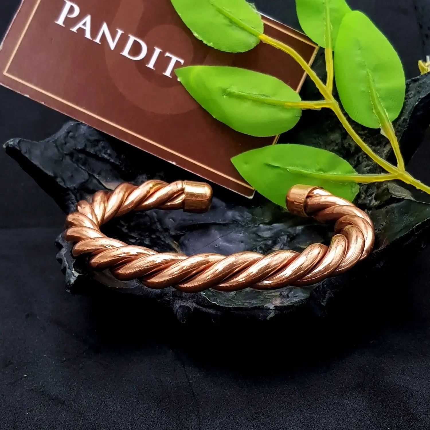 Copper Bracelet — close-up of Copper stones revealing natural patterns