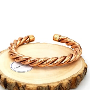 Copper Bracelet — close-up of Copper stones revealing natural patterns