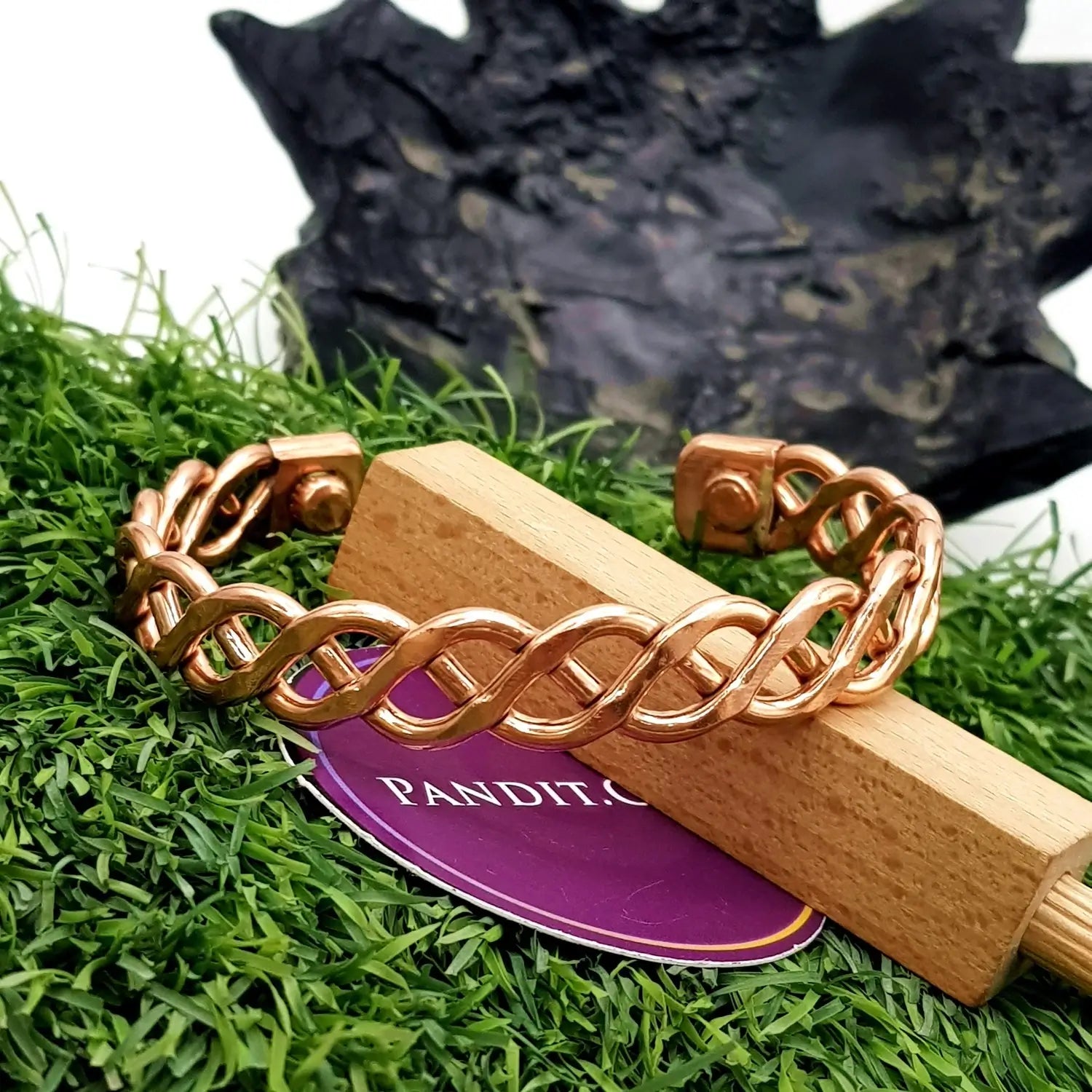 Copper Bracelet — authenticity certificate and lab certification