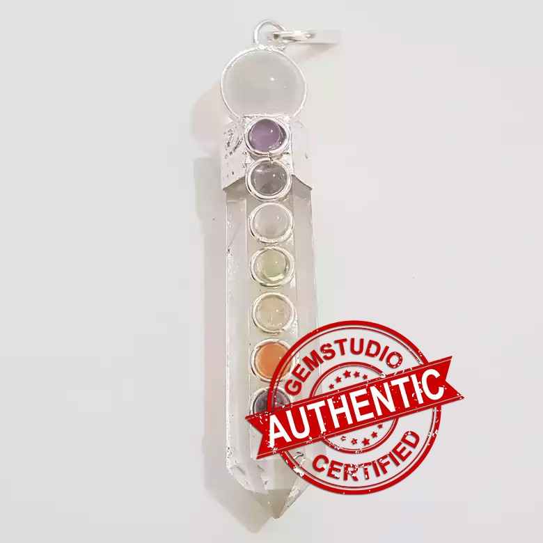 Crystal 7 Chakra Pendant