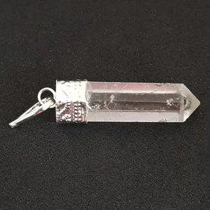 Crystal Cap Pencil Pendant
